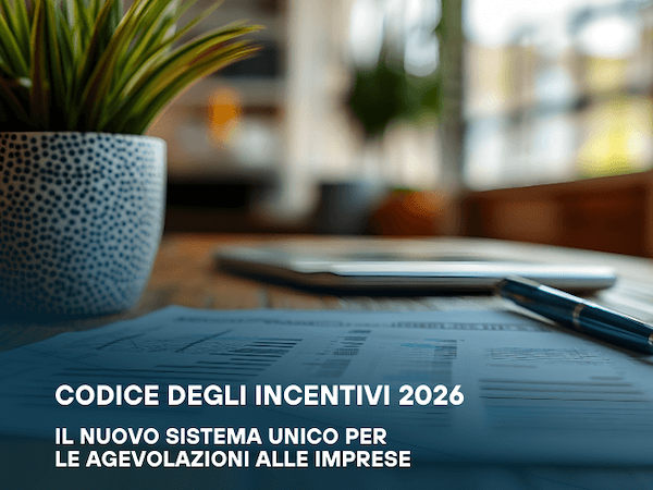 Codice degli Incentivi 2026 - Il nuovo sistema unico per le agevolazioni alle imprese