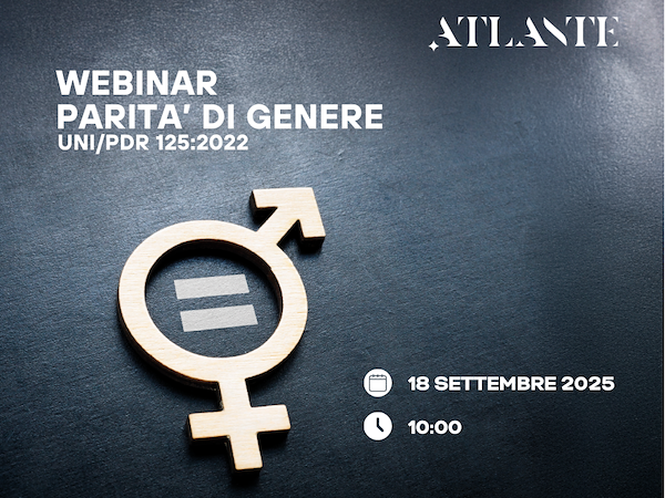 Webinar Parità di Genere: da valore sociale a leva strategica per le imprese