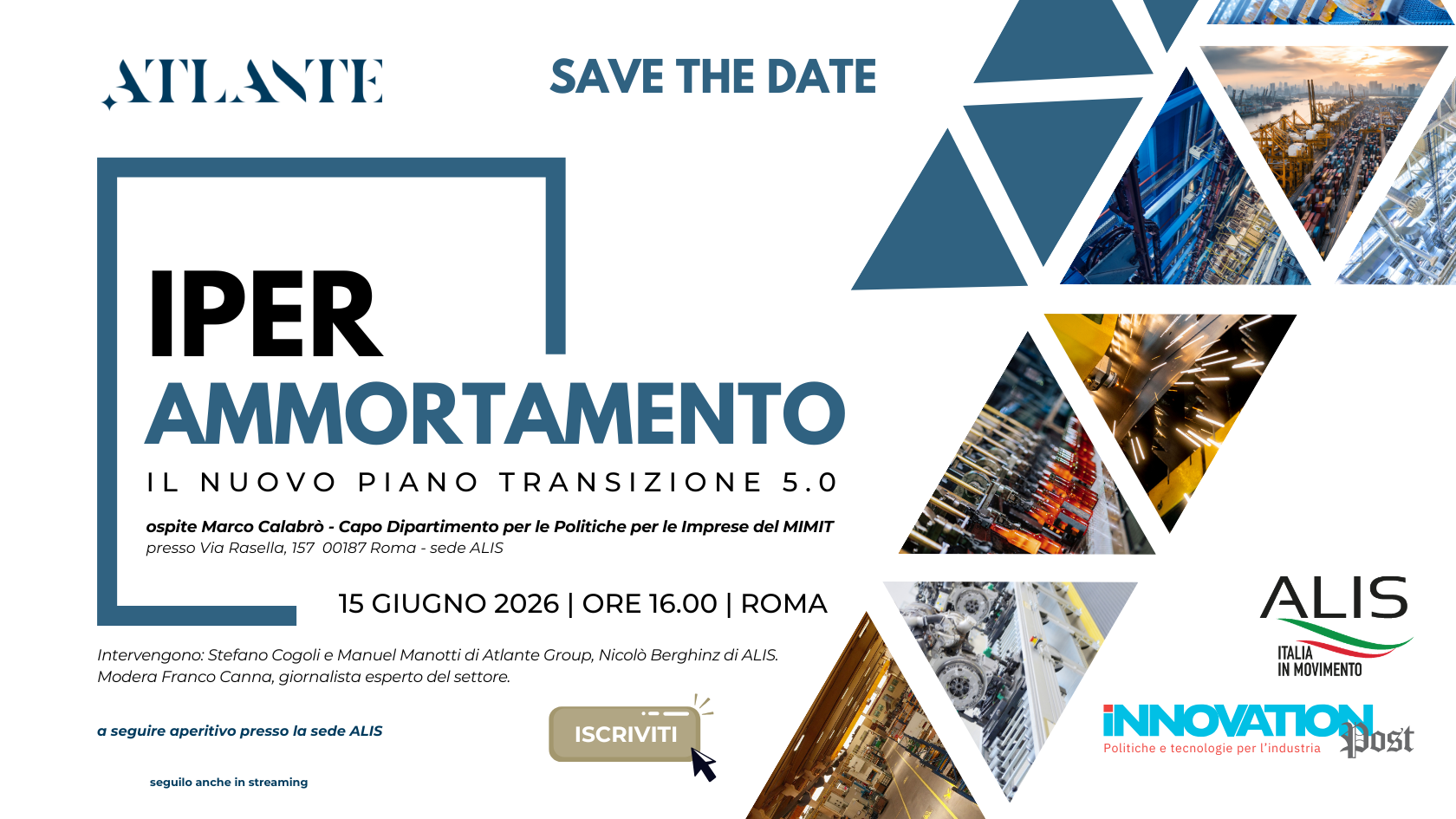 EVENTO Iperammortamento2026 e il nuovo Piano Transizione 5.0