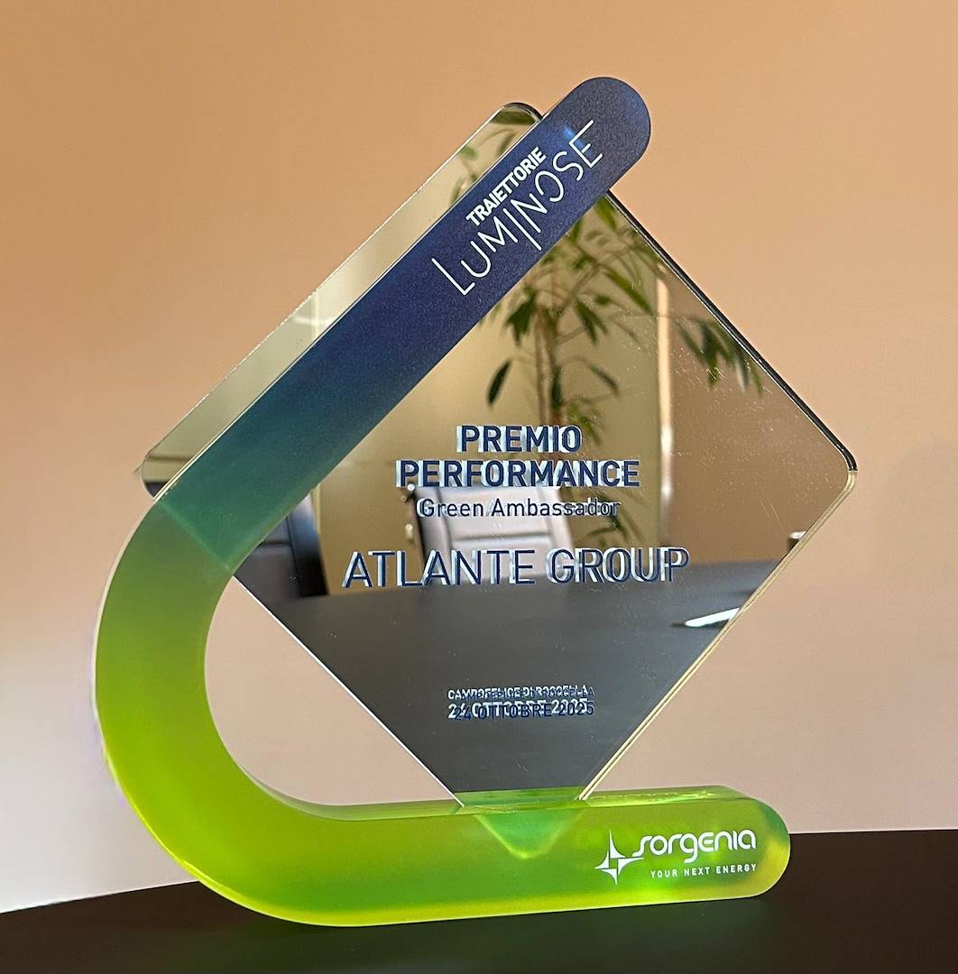 Atlante premiato alla Convention 2025 di Sorgenia - Traiettorie Luminose