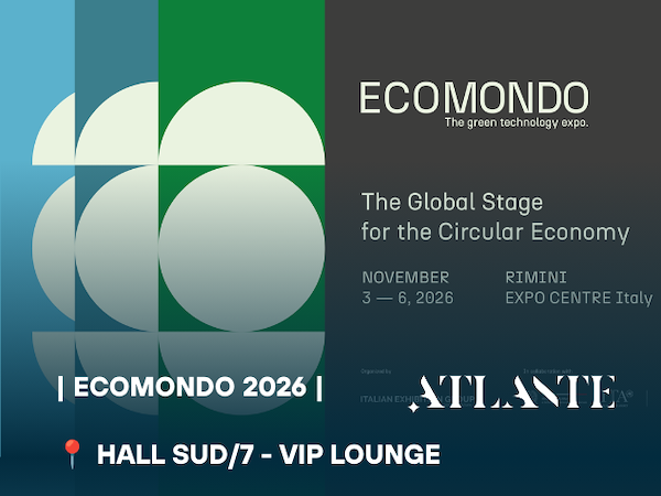 Ecomondo 2026: Atlante quest’anno torna a Rimini dal 3 al 6 novembre
