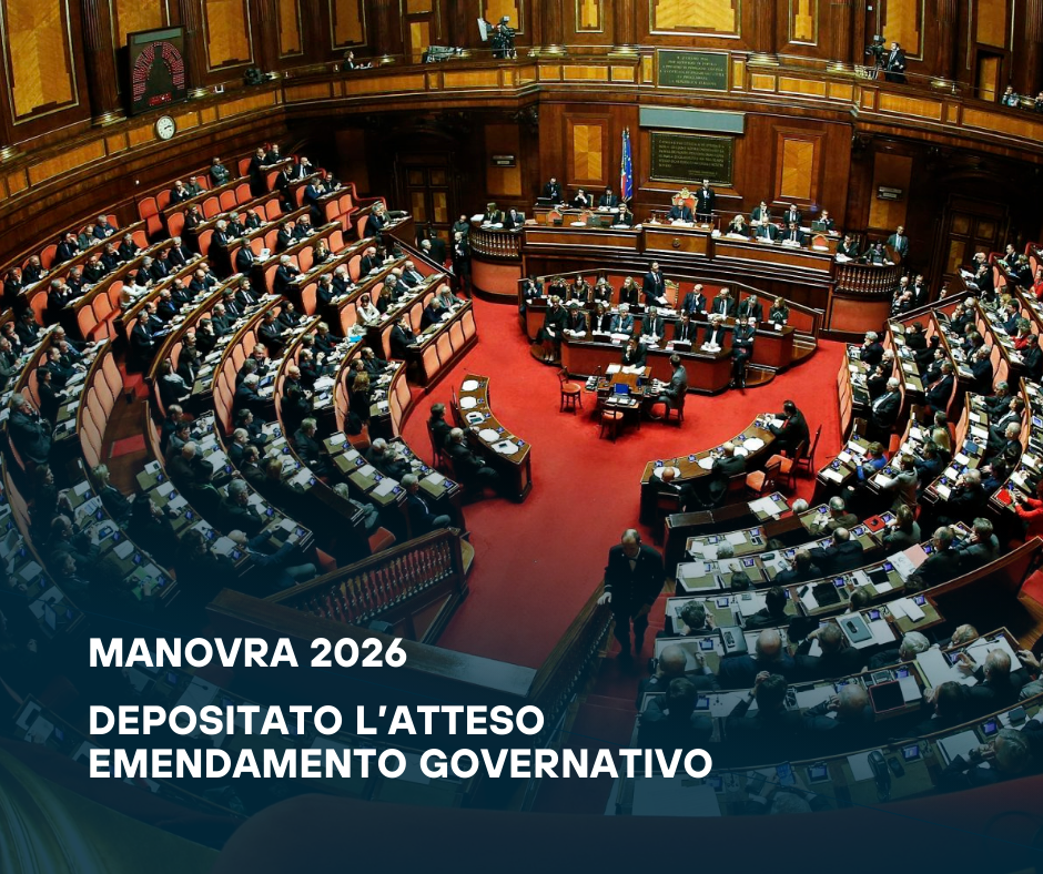 Manovra 2026: depositato l’atteso emendamento del Governo